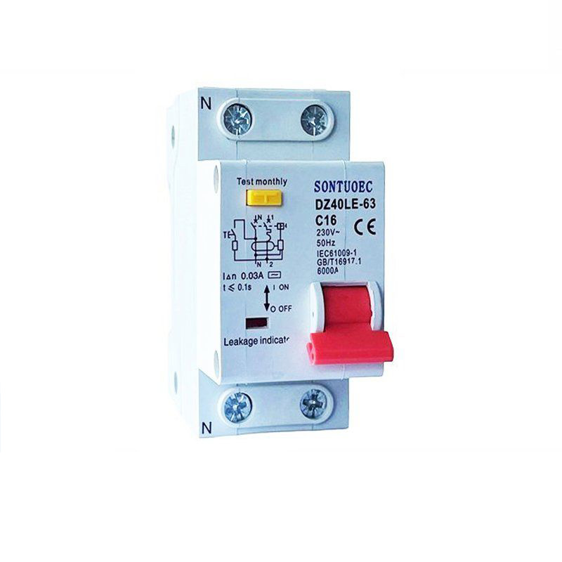 2P 1P + N Breaker Circuit Residual bi protezzjoni żejda