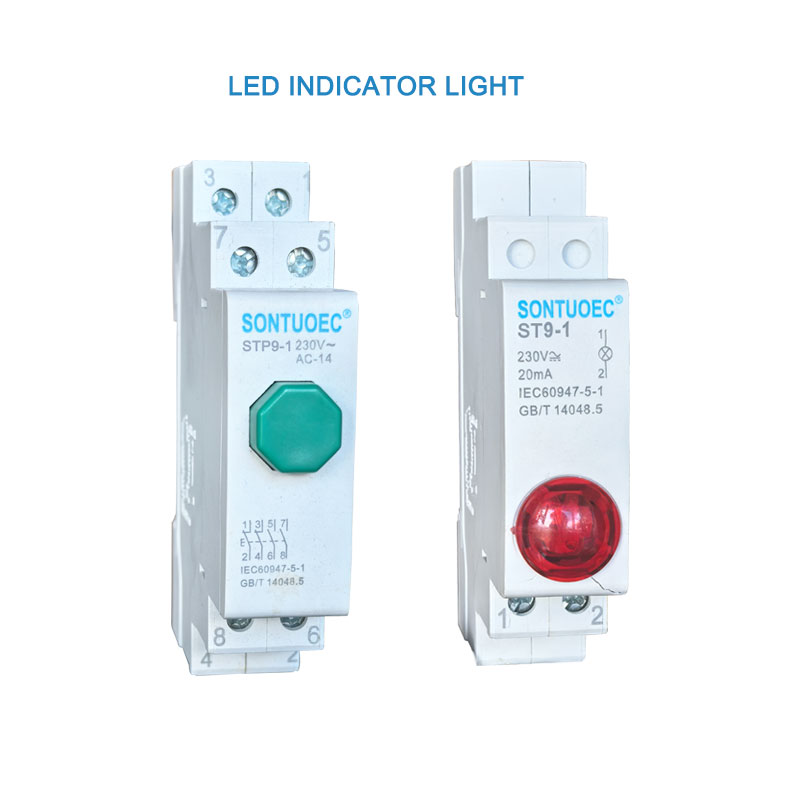 DIN Rail Mount Indikazzjoni Light LED Lampa tas-Sinjal
